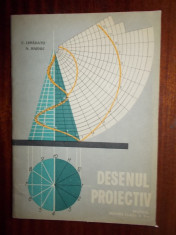 Desenul proiectiv - C.Lepadatu, A.Haiduc, edit. Didactica si Pedagogica 1964, 62 pag. foto