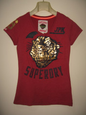 Tricou dama Superdry, original 100%, bumbac 100%, nou cu eticheta foto