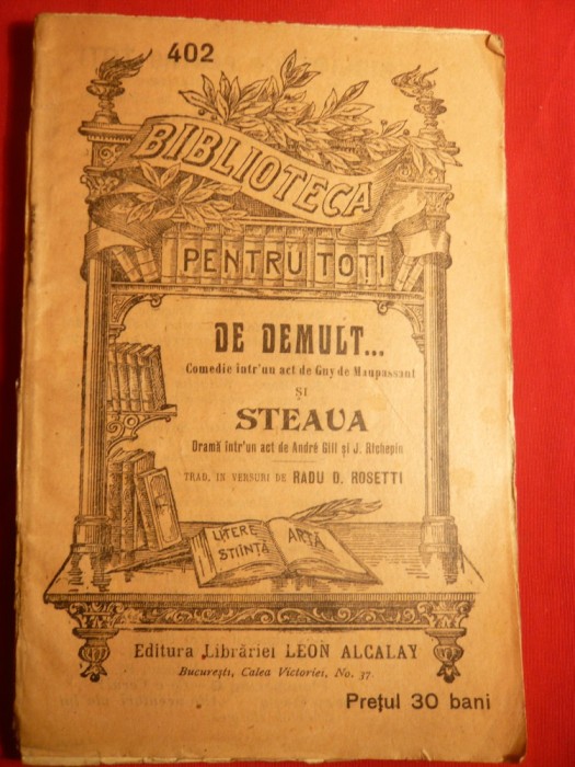 Guy de Maupassant-De Demult... si A.Gill -Steaua - Ed. 1908