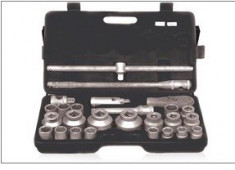 330522-Trusa set chei tubulare 3/4&amp;quot; si 1&amp;quot;-26 piese pentru camioane foto