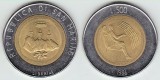 !!! SAN MARINO - 500 LIRE 1986 - KM 195 - AUNC+ /// OMUL SI MASINA