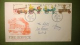 Fire Service Serie -FDC- 27.04.1974 - Bureau Edinburgh - Prima zi