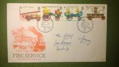 Fire Service Serie -FDC- 27.04.1974 - Bureau Edinburgh - Prima zi