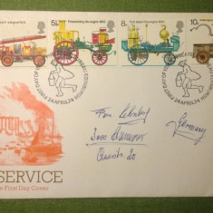 Fire Service Serie -FDC- 27.04.1974 - Bureau Edinburgh - Prima zi