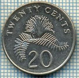 4987 MONEDA - SINGAPORE - 20 CENTS - ANUL 1997 -starea care se vede foto