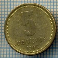 4948 MONEDA - ARGENTINA - 5 CENTAVOS - ANUL 1992 -starea care se vede foto