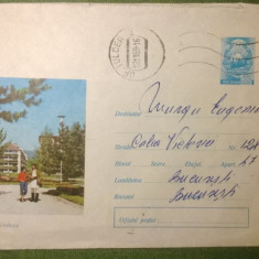 Intreg postal - Toplita-vedere - circulat Tulcea 1969