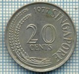 4988 MONEDA - SINGAPORE - 20 CENTS - ANUL 1977 -starea care se vede