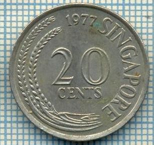 4988 MONEDA - SINGAPORE - 20 CENTS - ANUL 1977 -starea care se vede foto