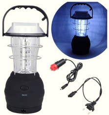 Lampa / Felinar / Lanterna ideala camping,sinistrati,pescuit,pana curent, incarcare solara/dinam/12v/220v/ foto