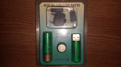 Baterii reincarcabile AA / Acumulatori USB foto