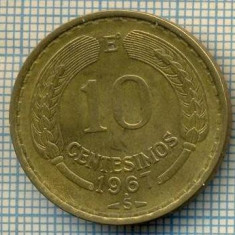 4883 MONEDA - CHILE - 10 CENTESIMOS - ANUL 1967 -starea care se vede