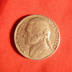Moneda 5 Cent 1983 litera P , SUA ,metal alb ,cal.apr.NC