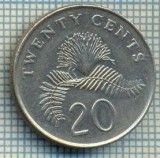 4984 MONEDA - SINGAPORE - 20 CENTS - ANUL 1987 -starea care se vede