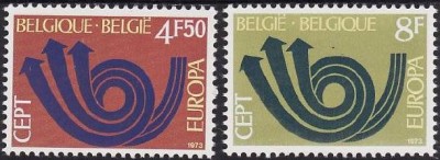 Belgia 1973 - Yv.no.1661-2 neuzat foto
