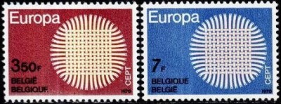 Belgia 1970 - Yv.no.1530-1 neuzat foto