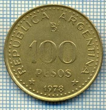4943 MONEDA - ARGENTINA - 100 PESOS - ANUL 1978 -starea care se vede