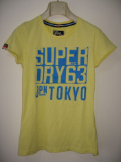 Tricou dama Superdry, original 100%, bumbac 100%, S, nou cu eticheta foto