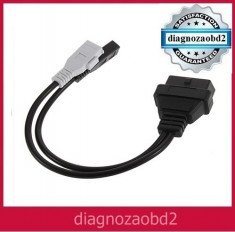 Cablu adaptor tester diagnoza auto VW , Audi , Seat , Skoda , 2x2 - OBD2 foto