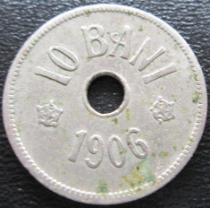 (98) ROMANIA 10 BANI 1906 foto