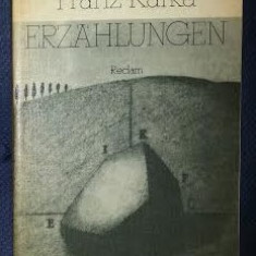 Franz Kafka ERZAHLUNGEN Ed. Reclam 1979