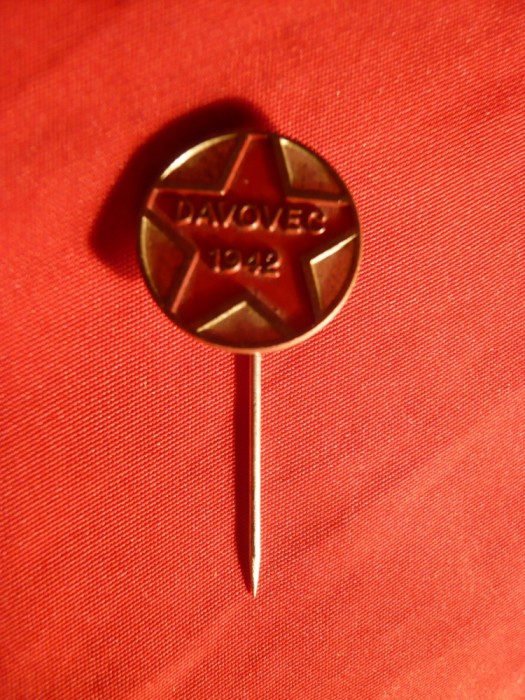 Insigna partizani Slovenia 1942 -Dvovec