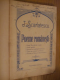JOHANNES SCARLATESCU - Poeme Romanesti Au Rouet Der Totenkranz - 1909, dedicate, Alta editura