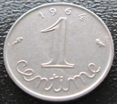 (119) FRANTA 1 CENTIME 1964 foto