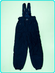 - IMPECABILI - Pantaloni tip salopeta de ski / iarna, caldurosi, impermeabili _ copii | 14 + ani | 170 cm _ foto