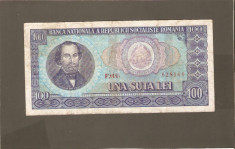 BANCNOTA 100 LEI 1966 VF foto