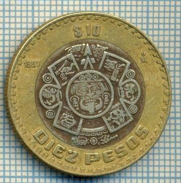 4997 MONEDA - MEXIC - 10 PESOS - ANUL 1997 -starea care se vede foto