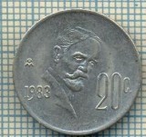 5012 MONEDA - MEXIC - 20 CENTAVOS - ANUL 1983 -starea care se vede