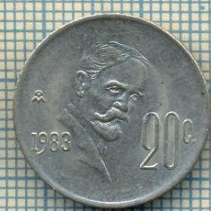 5012 MONEDA - MEXIC - 20 CENTAVOS - ANUL 1983 -starea care se vede