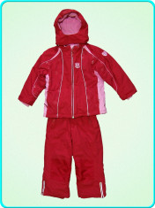 - FRUMOS, IMPECABIL - Costum / salopeta ski / iarna, impermeabil, marca TCM _ fete | 18 - 24 luni | 86-92 cm _ foto