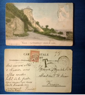 Namur - La Citadelle et 1r chemin de ronde - Circulat 1906 - T foto