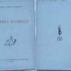 F. Iorga Chirescu , Floarea soarelui , 1944 , autograf catre Barbu Theodorescu