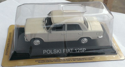 Macheta Fiat 125P Polski - DeAgostini Masini de legenda 1/43 foto