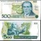 Brazilia 500 crzados 1987 UNC, Lot 2 bancnote, 4 semnaturi diferite (guvernator si casier banca), 40 roni.