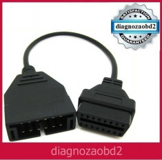 Cablu adaptor pentru Daewoo , de la 12 pini , la OBD2 &amp;amp;amp;amp;ndash; 16 pini , mama foto