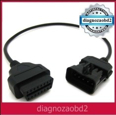 Cablu adaptor diagnoza auto tester Opel , 10pini OBD2 Delphi ds150 foto