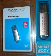 Memory Stick USB 2.0 CnMemory 8GB 8 GB - METALIC - SIGILAT foto