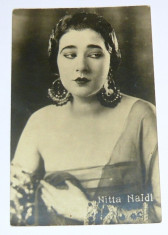 Carte postala - ACTORI, FILM - Nitta Naldi - necirculata - anii 1910 - 2+1 gratis toate produsele la pret fix - RBK3999 foto