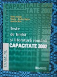 TESTE DE LIMBA SI LITERATURA ROMANA CAPACITATE 2002 - IONITA, GOIAN, ILIAN