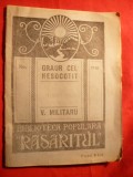 V.Militaru - Graur cel nesocotit -Prima Ed. 1924