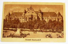 Carte postala - ARHITECTURA, PEISAJ - Kecskemet - Piata centrala - Ungaria, scrisa, anii 1920 - 2+1 gratis toate produsele la pret fix - RBK3974 foto