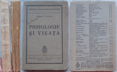 Biblioteca de Filosofie , Mihai D. Ralea , Psihologie si vieata ,1938 ,editia 1 foto