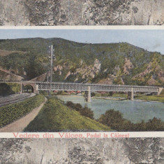 B76110 Romania Valcea Podul la Caineni Bridge Tip Rama Gri 1912