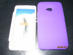 Husa silicon HTC One M7 foto