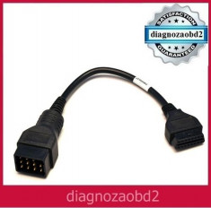 Cablu adaptor diagnoza Renault , 12pini &amp;amp;ndash; OBD2 foto