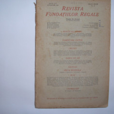 Revista Fundatiilor Regale nr 2/1945 ,rf4/1